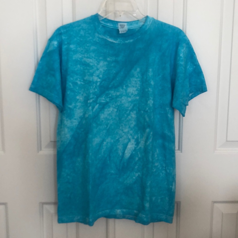 Teal Tie-Dyed T-Shirt